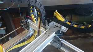 Relocation bracket for Y axis cable guide